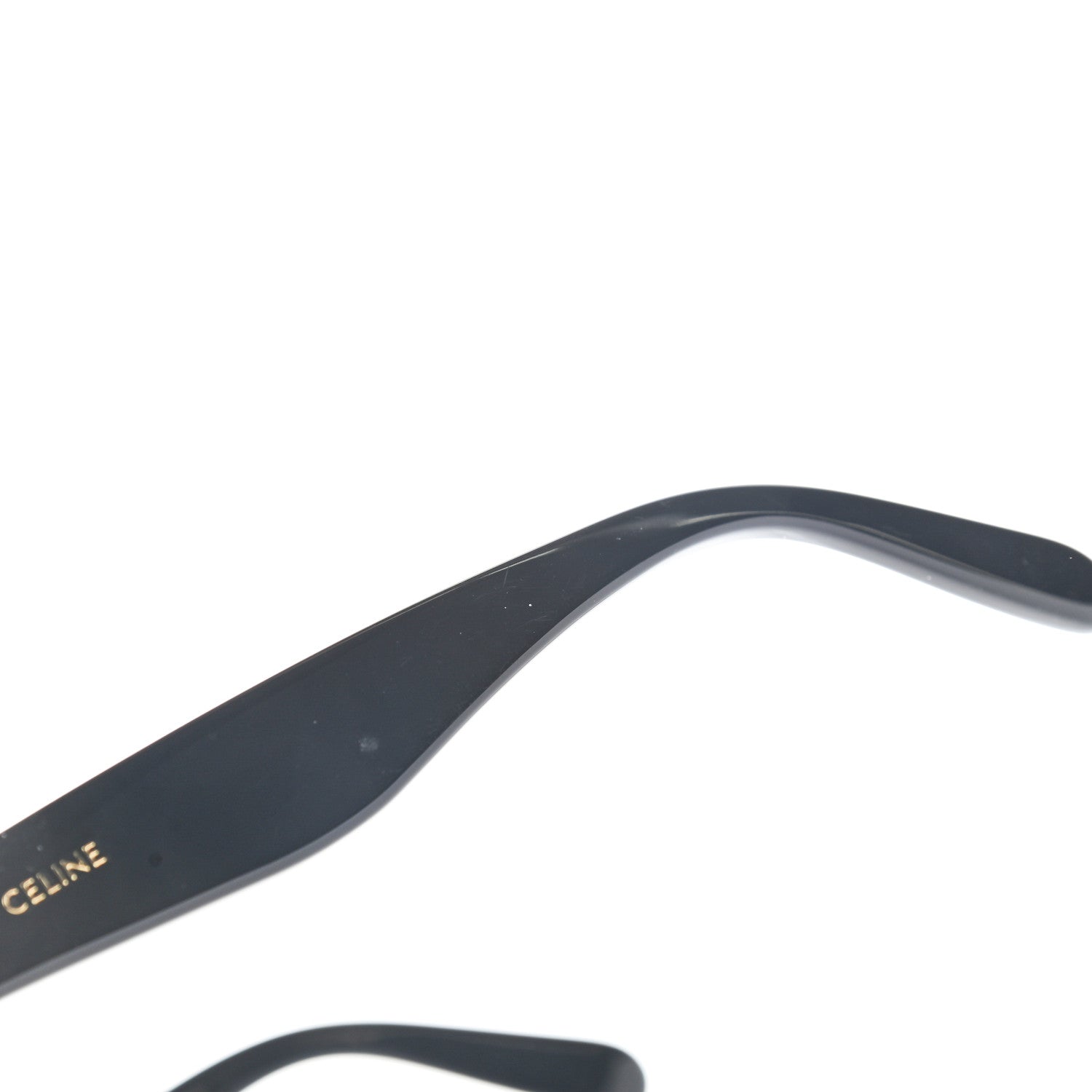 Celine Acetate Polarized Oversized Sunglasses CL4055IN Black 8 of 9