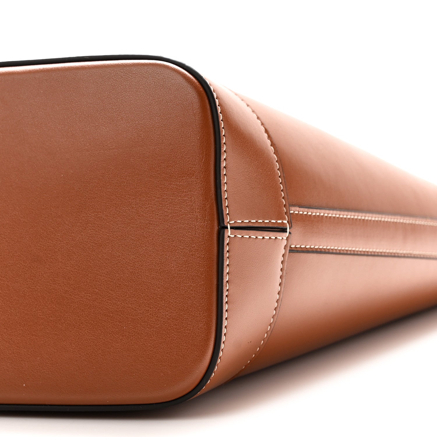 Celine Smooth Calfskin Small Cuir Triomphe Bucket Bag Tan 9 of 9