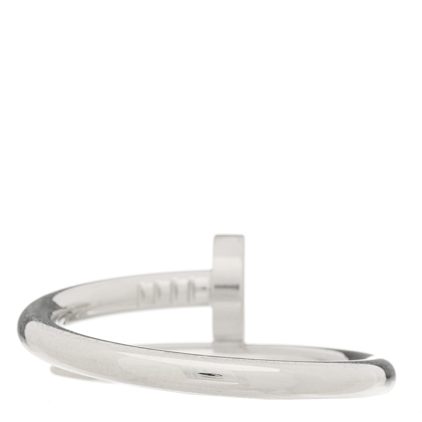18K White Gold Juste Un Clou Ring 63 10.5