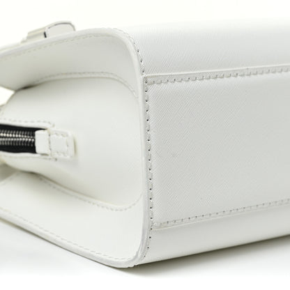Marc Jacobs Saffiano Little Big Shot Tote White 9 of 10