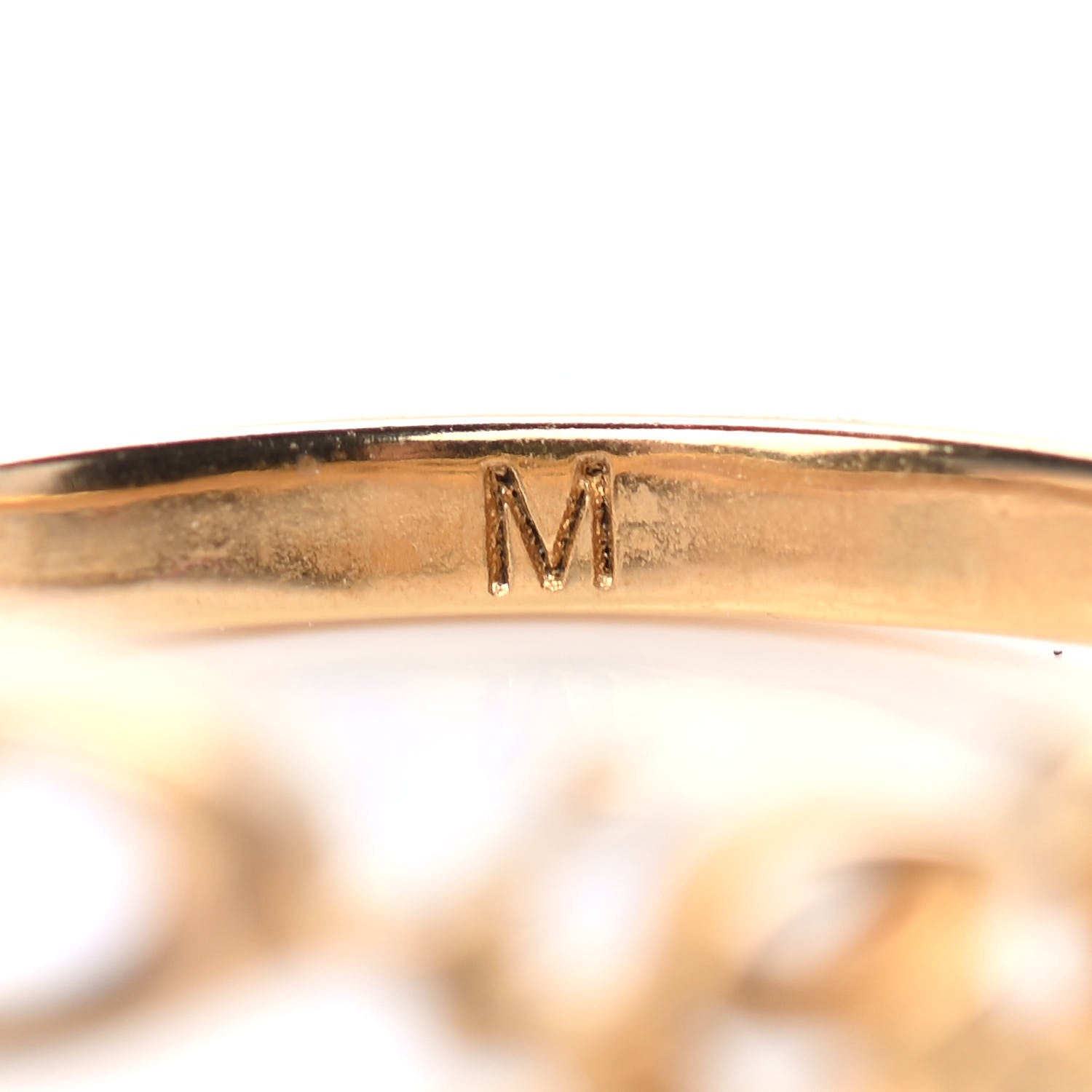 Christian Dior Metal DIO(R)EVOLUTION Ring M Gold 3 of 3