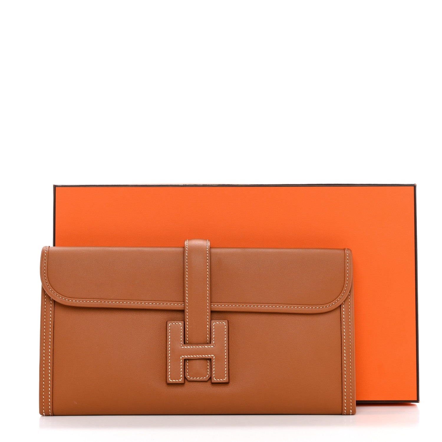 Hermes Swift Jige Elan 29 Clutch Gold 9 of 9