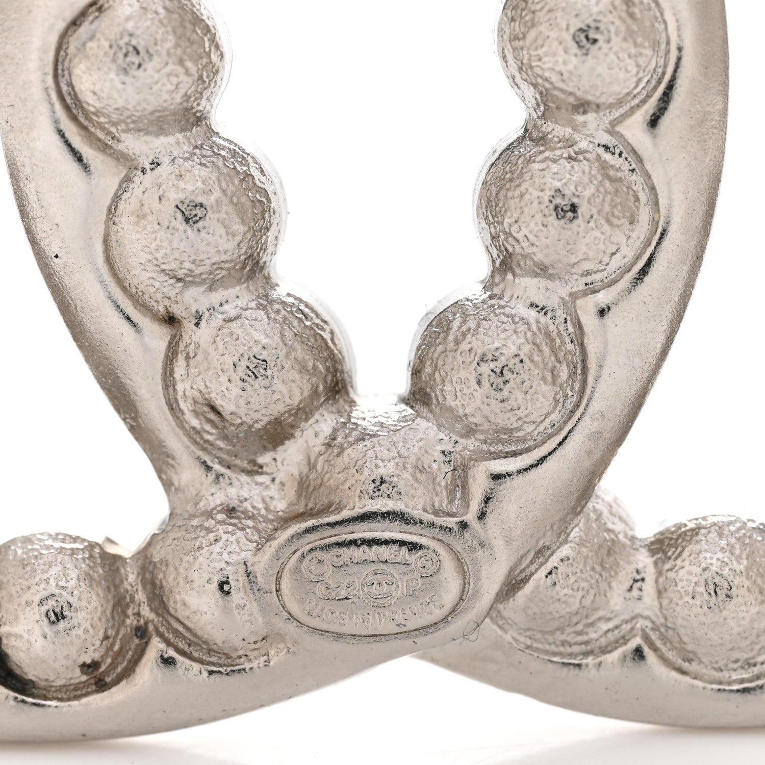 Chanel Pearl Crystal Bright Young Things CC Brooch Silver 4 of 4