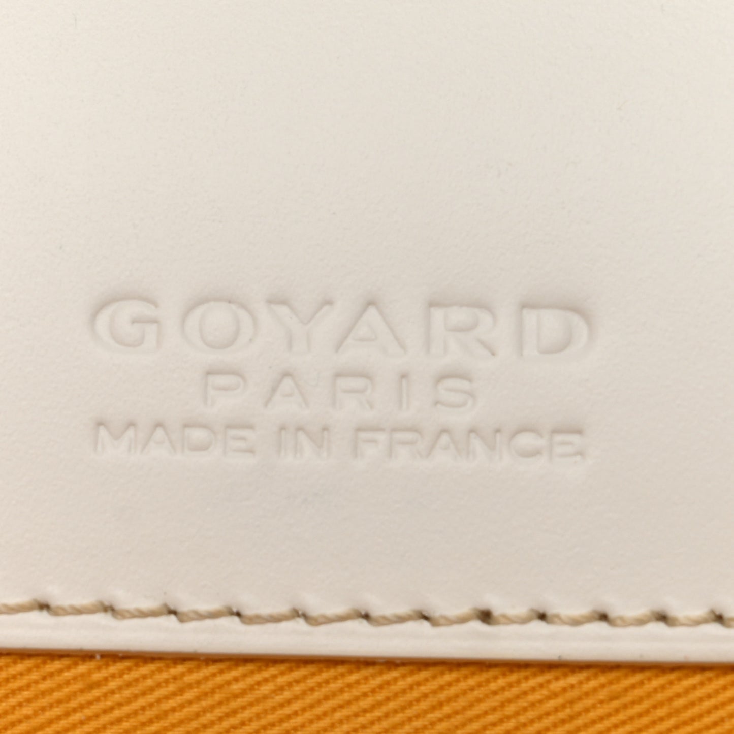 Goyardine Belvedere II MM Messenger Bag White