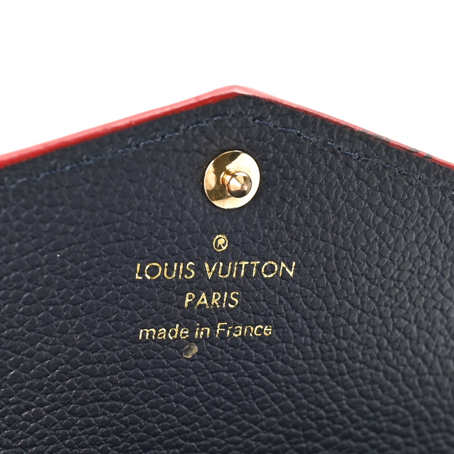 LOUIS VUITTON Empreinte Key Pouch Marine Rouge