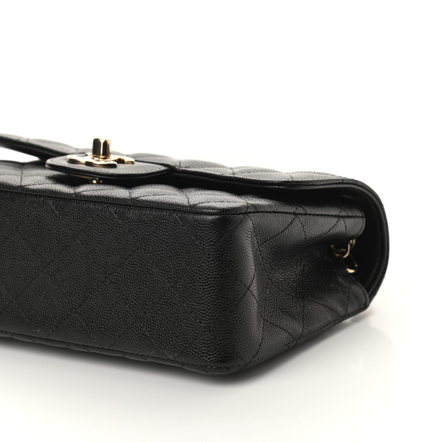 Chanel Caviar Quilted Mini Rectangular Flap Black 9 of 9