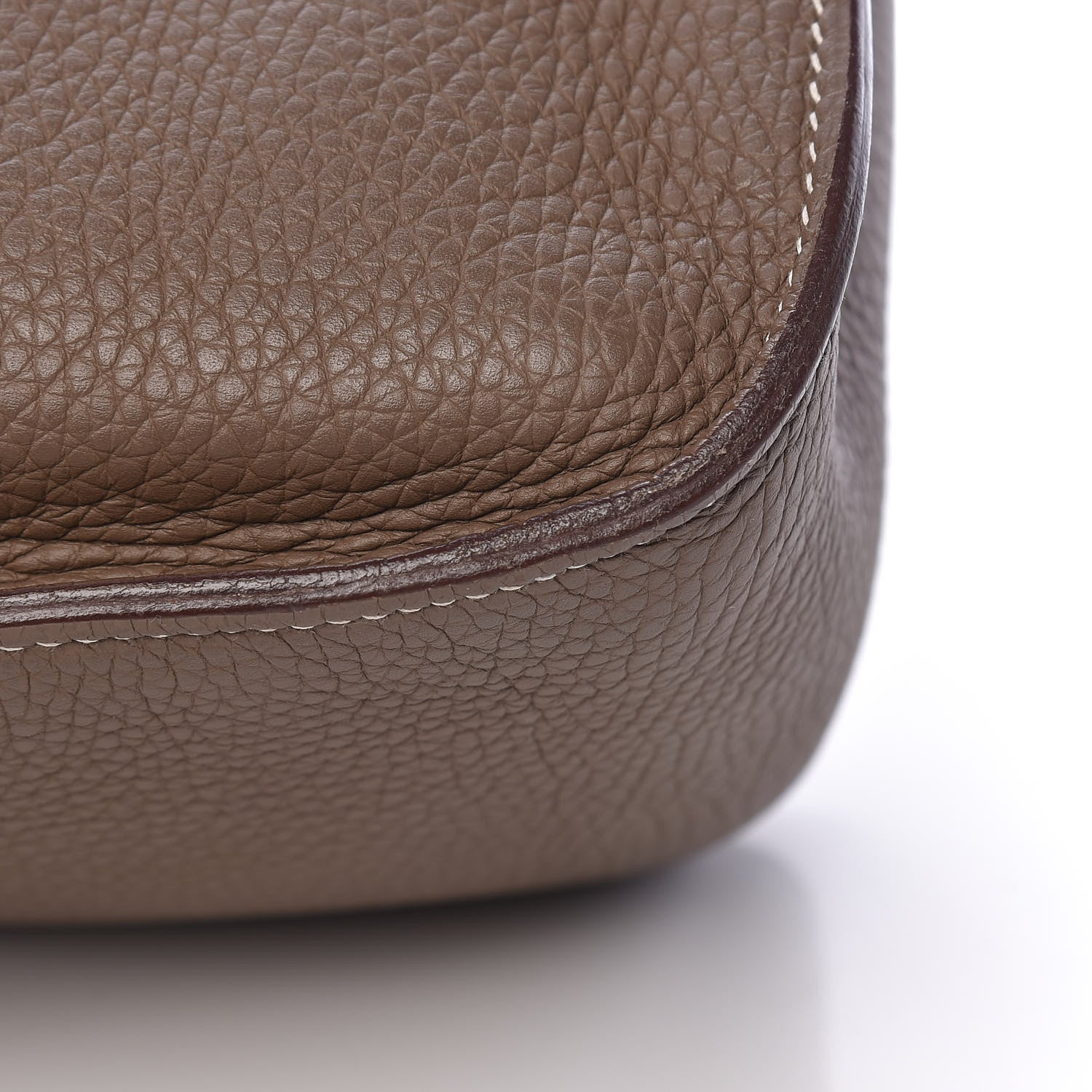 Hermes Taurillon Clemence Jypsiere 34 Etoupe 13 of 19