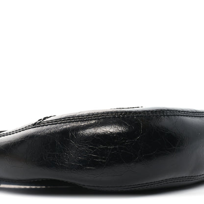 Marc Jacobs Crinkled Calfskin Cruiser Crescent Bag Black 8 of 9