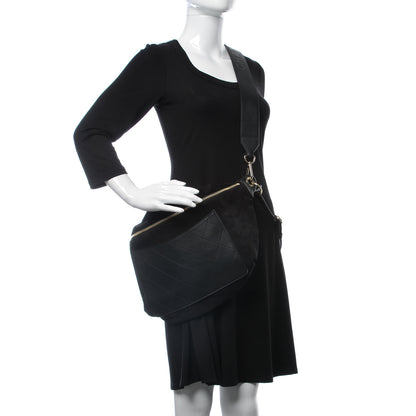 Chanel x Pharrell Williams Suede Calfskin Oversized Waist Belt Bag Black 6 of 13