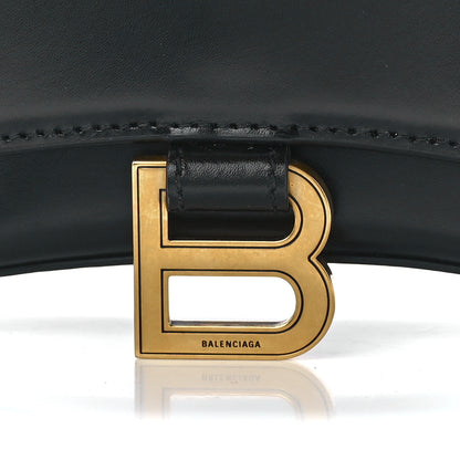 Balenciaga Shiny Box Calfskin Hourglass Chain Bag Black 8 of 12
