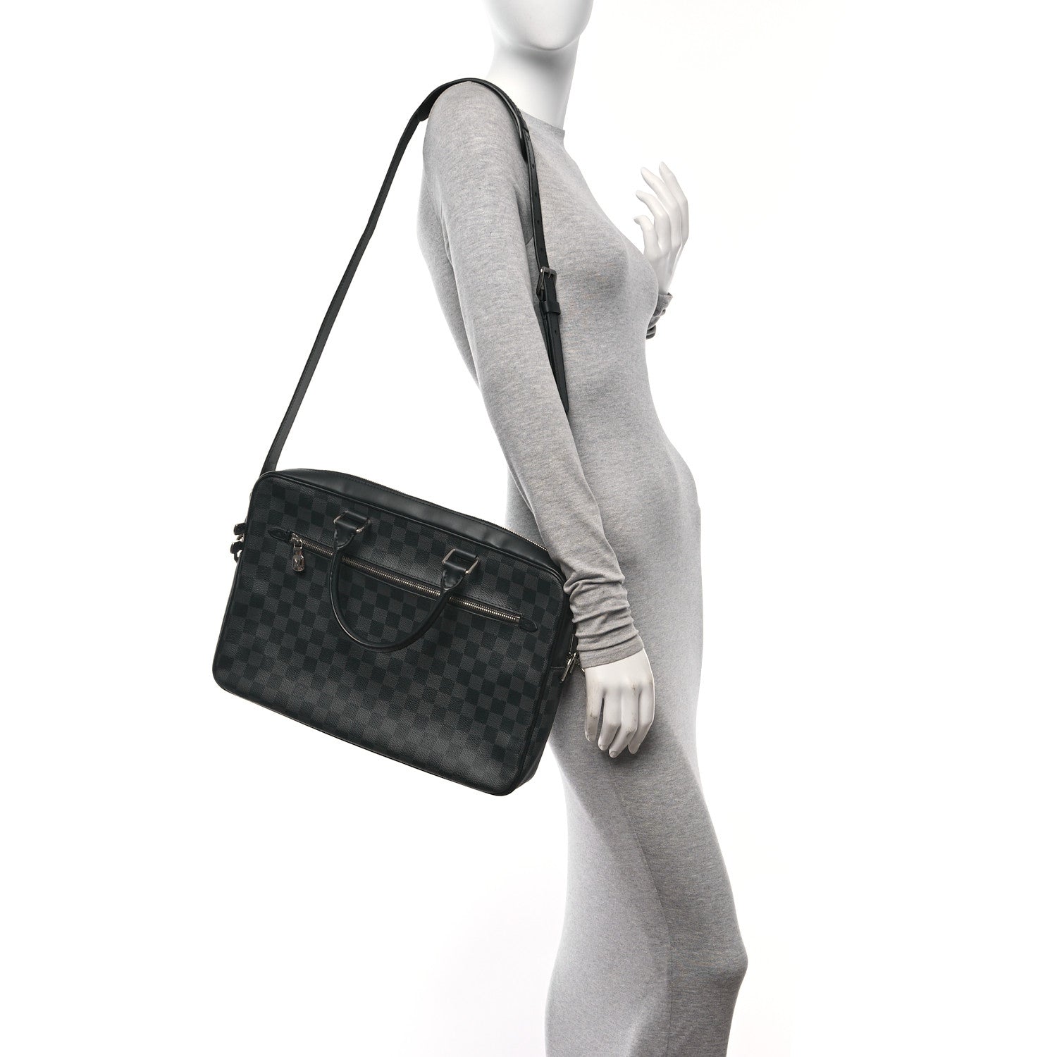 Louis Vuitton Damier Graphite Porte-Documents Business MM 2 of 9