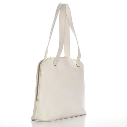 Chanel Caviar CC Tote White 3 of 13