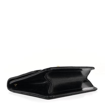 Chanel Patent Calfskin Quilted Mini Square Flap Black 4 of 13