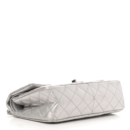 Chanel Metallic Lambskin Quilted 2.55 Reissue 226 Flap Silver 3 of 12