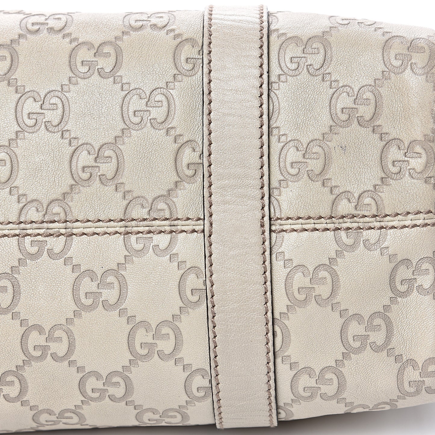 Guccissima Small Joy Boston Off White