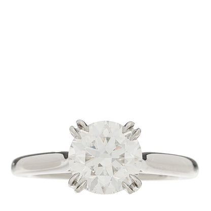 Harry Winston Platinum Diamond 1.39ct Round Brilliant Cut Solitaire Engagement Ring 46 3.75 1 of 8