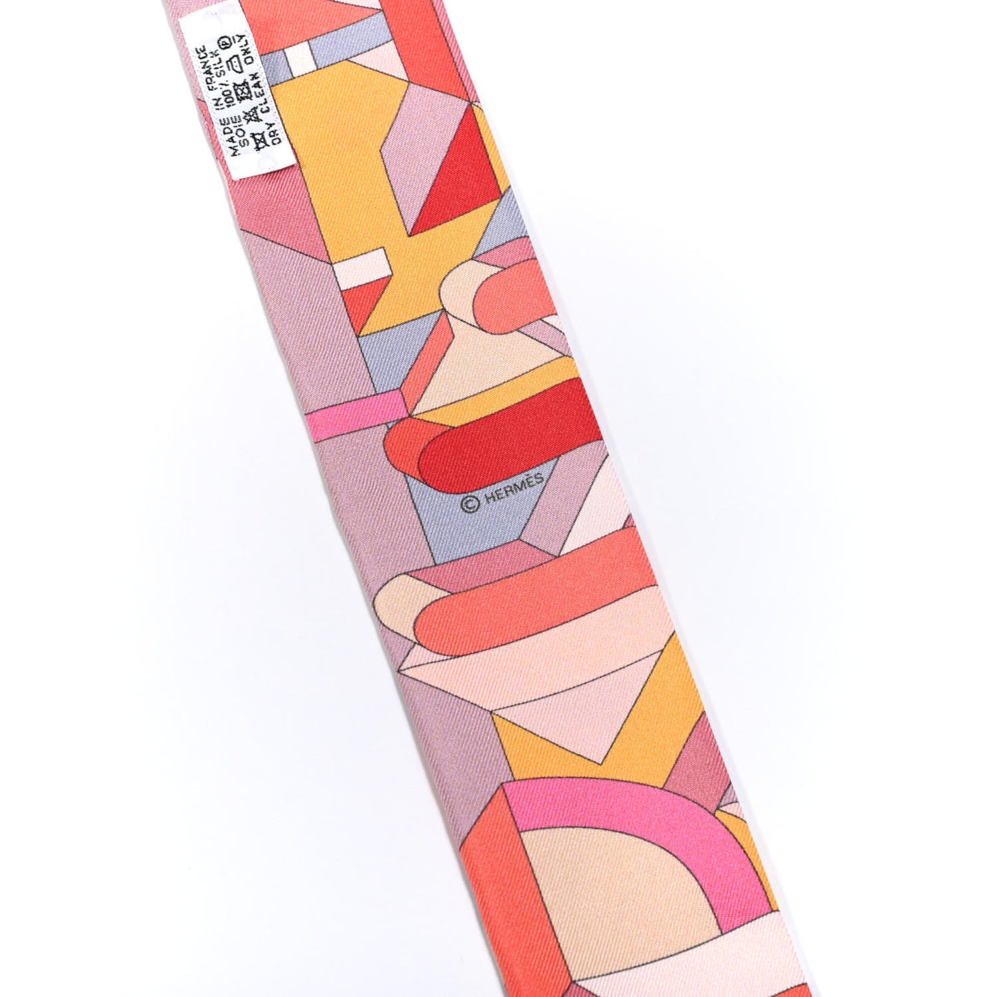 Silk Perspective Cavaliere Twilly Capucine Mauve Jaune