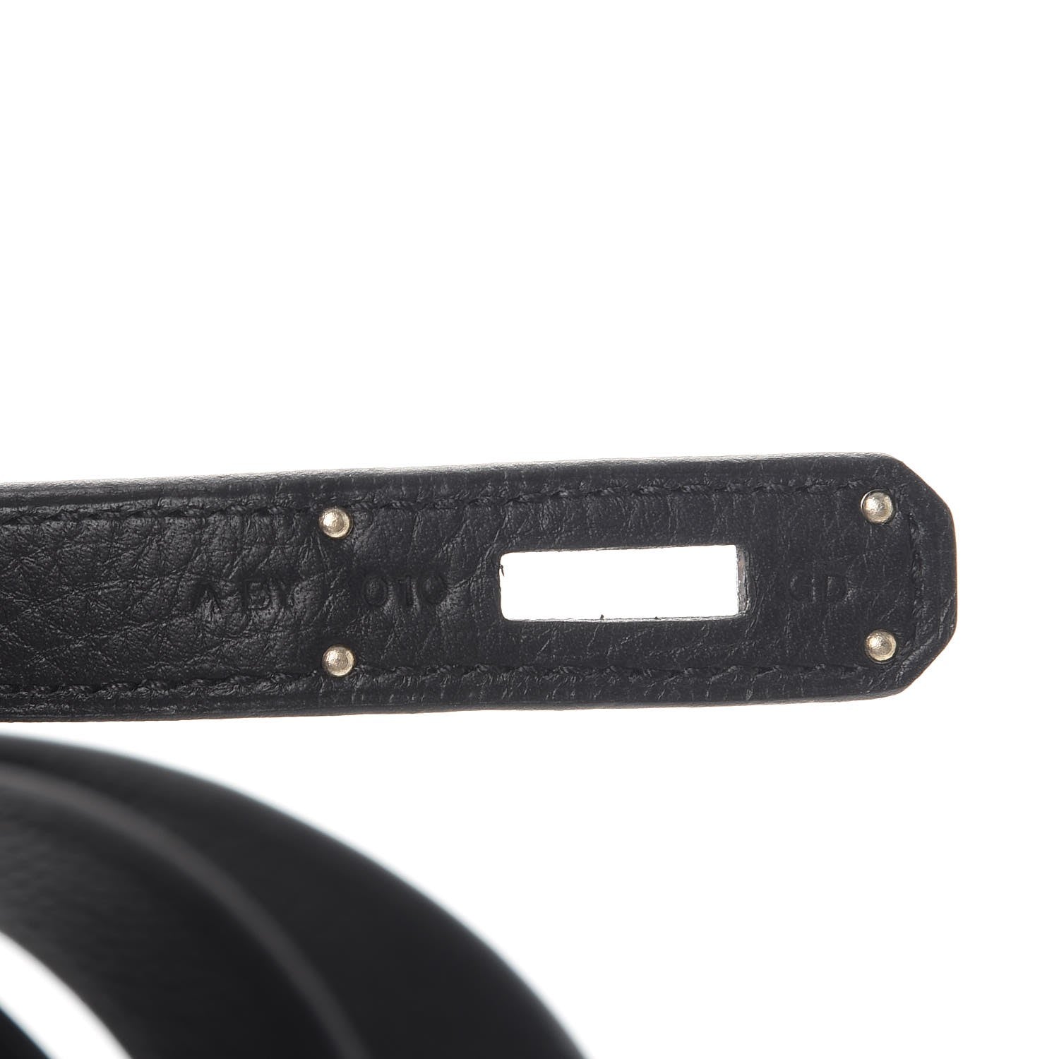 Hermes Taurillon Clemence Jypsiere 28 Black 7 of 8