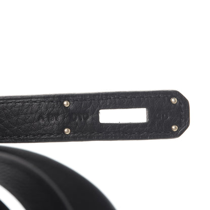 Hermes Taurillon Clemence Jypsiere 28 Black 7 of 8