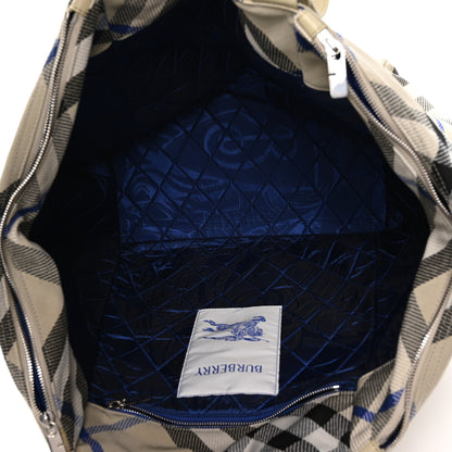 Burberry Jacquard Check Festival Tote Lichen 4 of 9