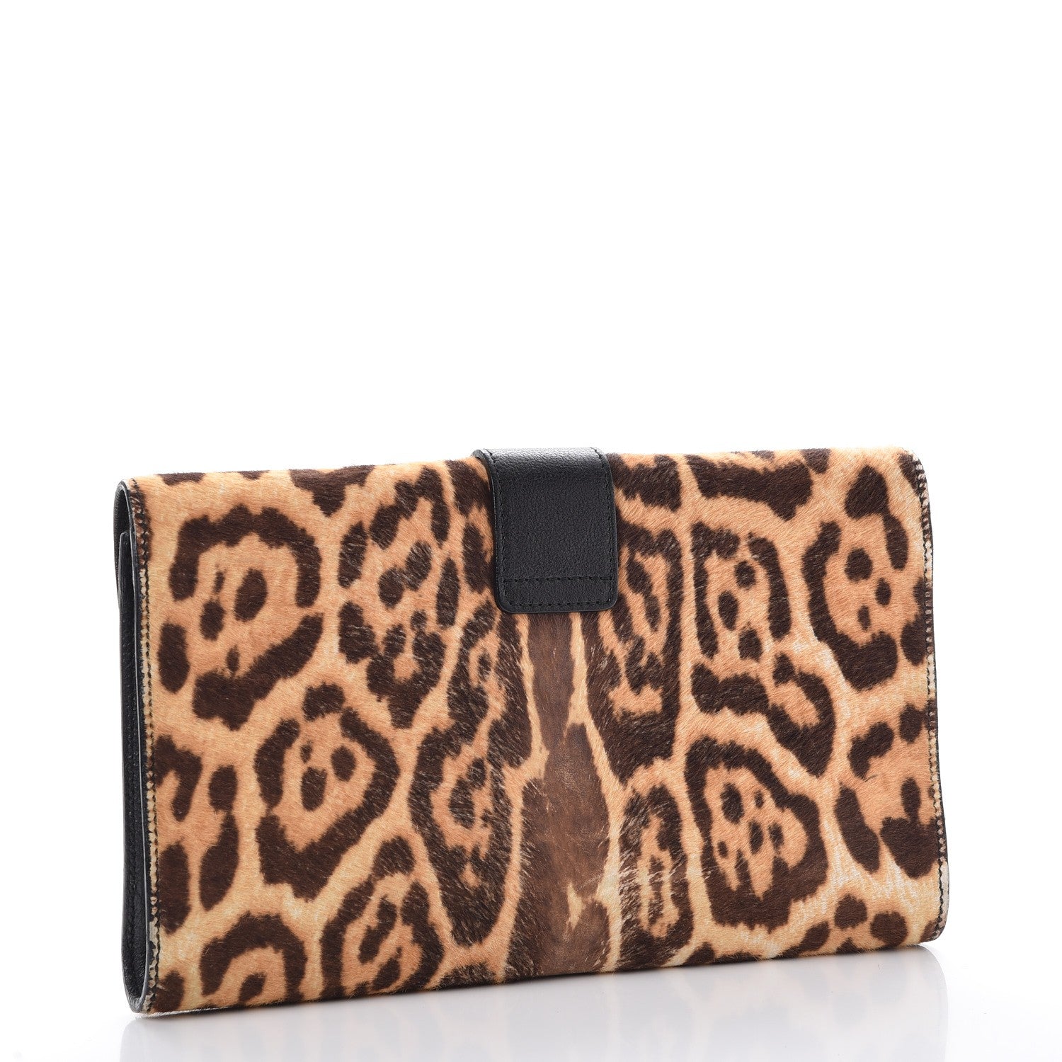Saint Laurent Pony Hair Leopard Print Y Ligne Clutch 6 of 9