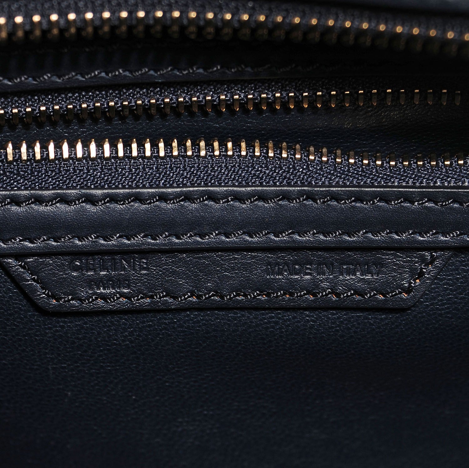 Celine Smooth Calfskin Micro Luggage Navy Blue 7 of 9