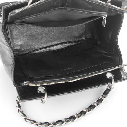 Chanel Patent Petit Timeless Shopping Tote PTT Black 5 of 10
