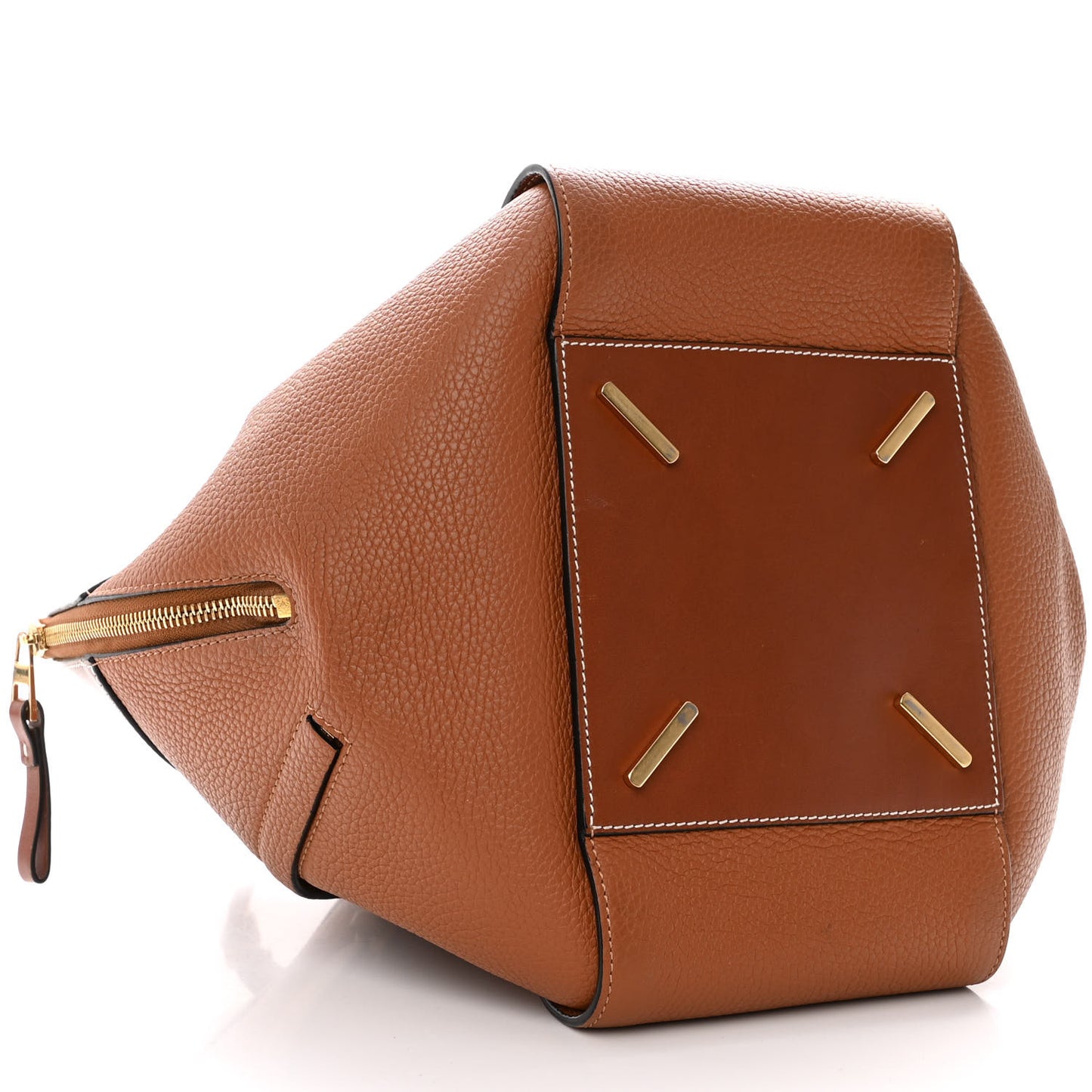 Calfskin Small Hammock Shoulder Bag Tan