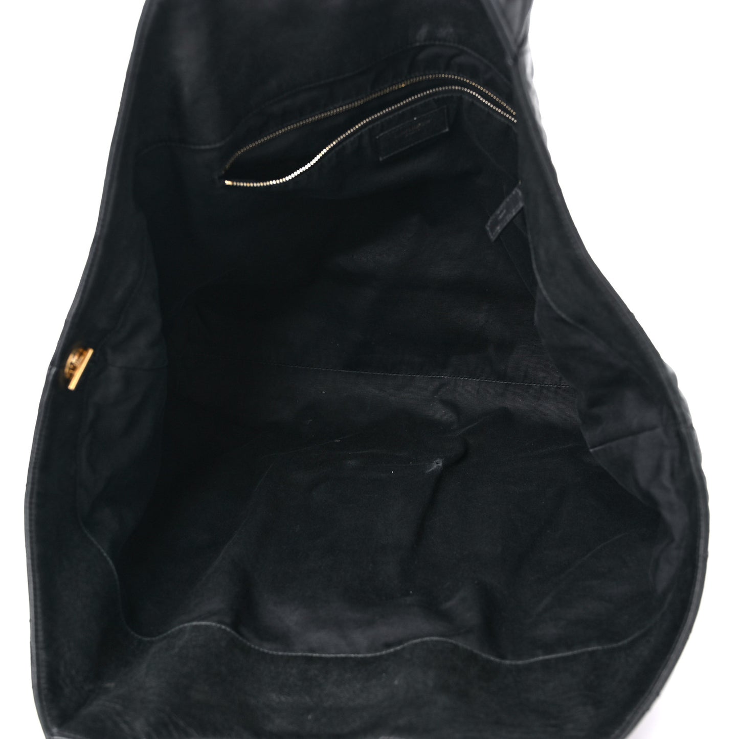 Lambskin Quilted Maxi Icare Shopping Tote Black