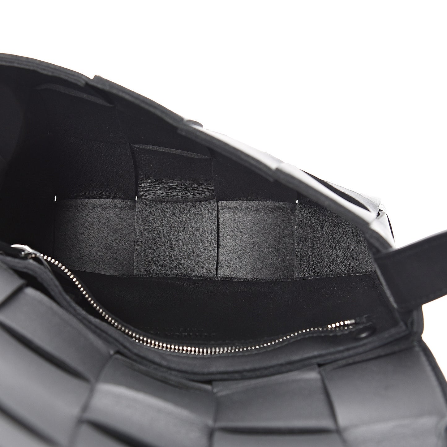 Lambskin Maxi Intrecciato Cassette Crossbody Bag Black