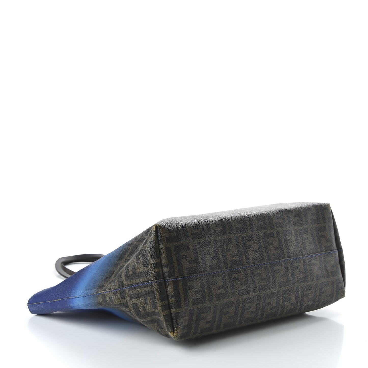 Ombre Zucca Spalmati Medium Roll Tote Tobacco Turquoise