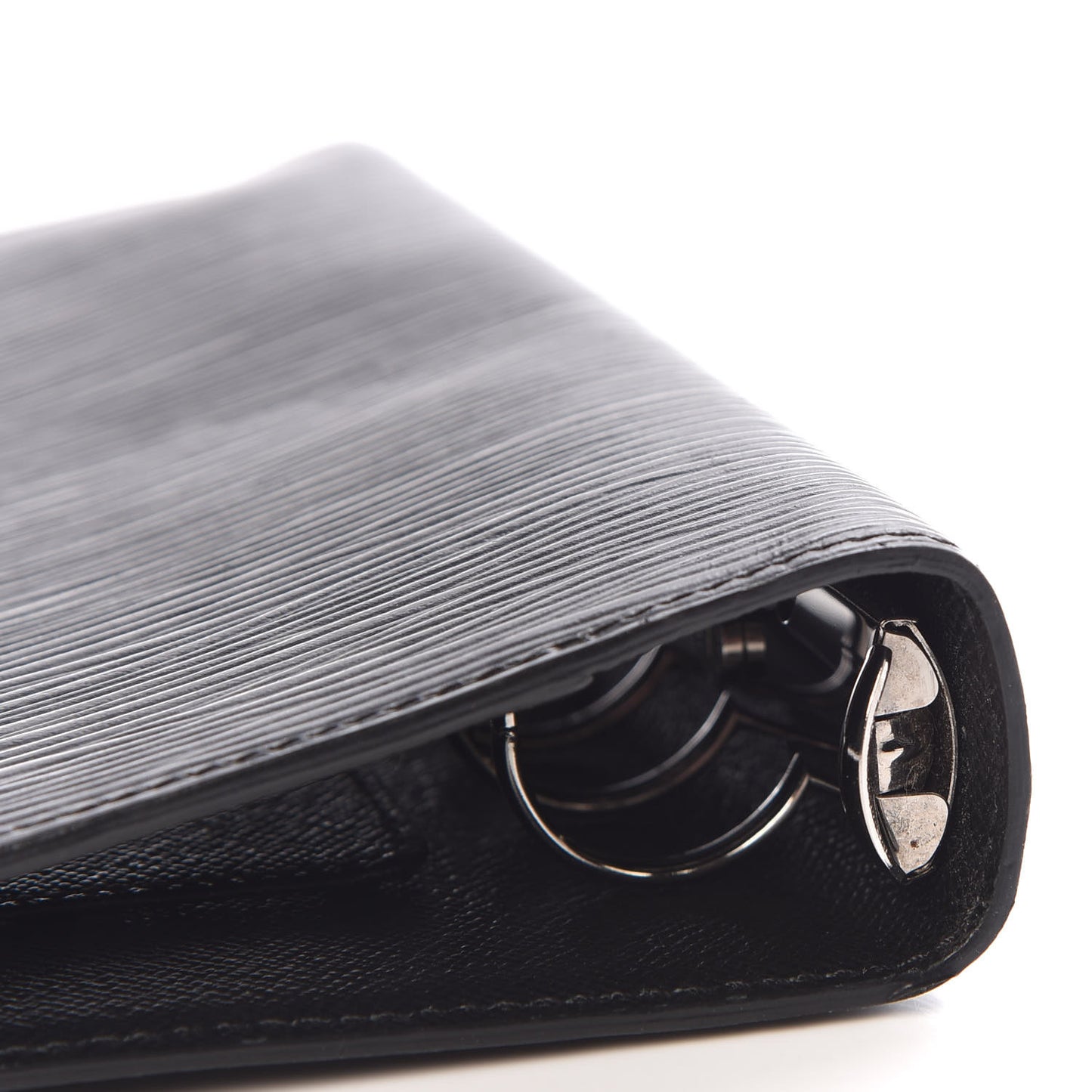 Epi Medium Ring Agenda Cover Black