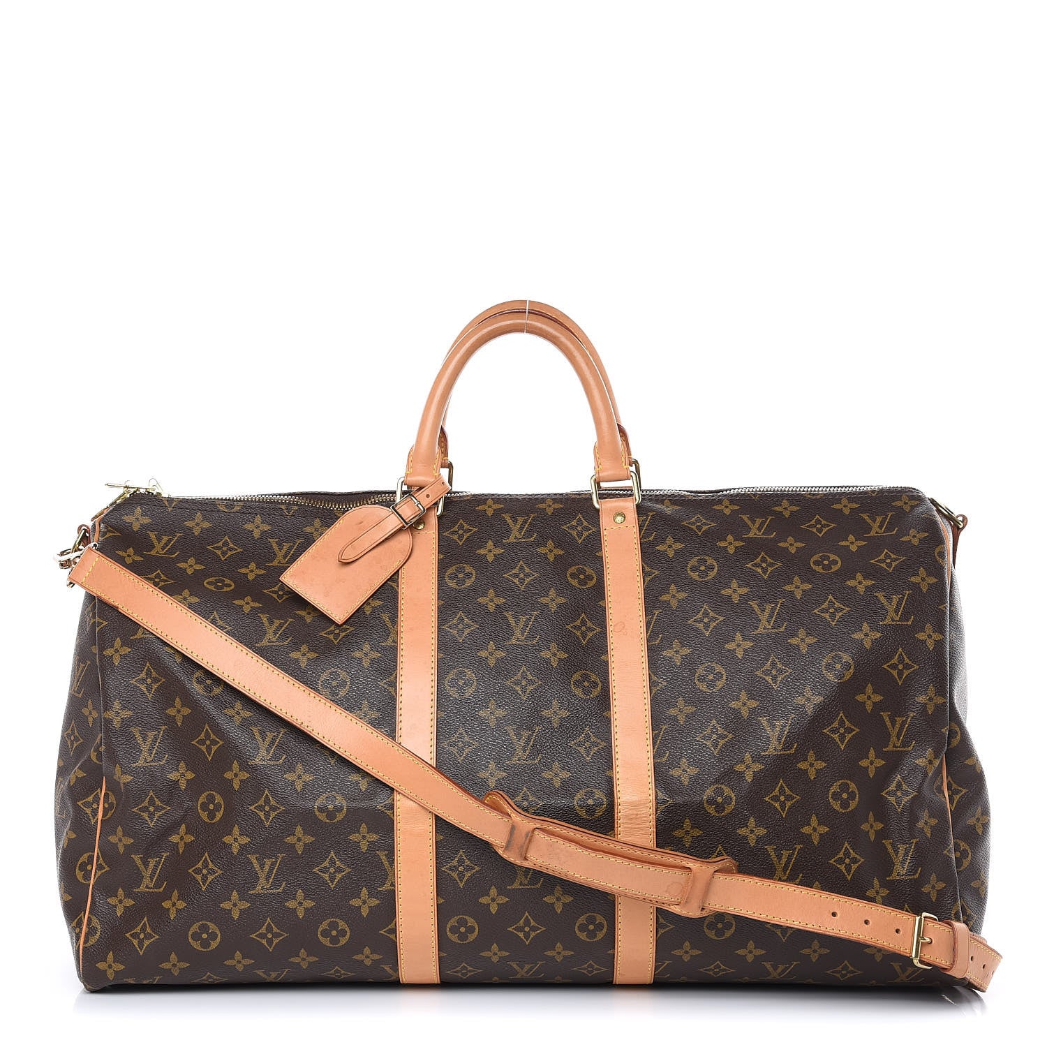 Louis Vuitton Monogram Keepall Bandouliere 55 1 of 20