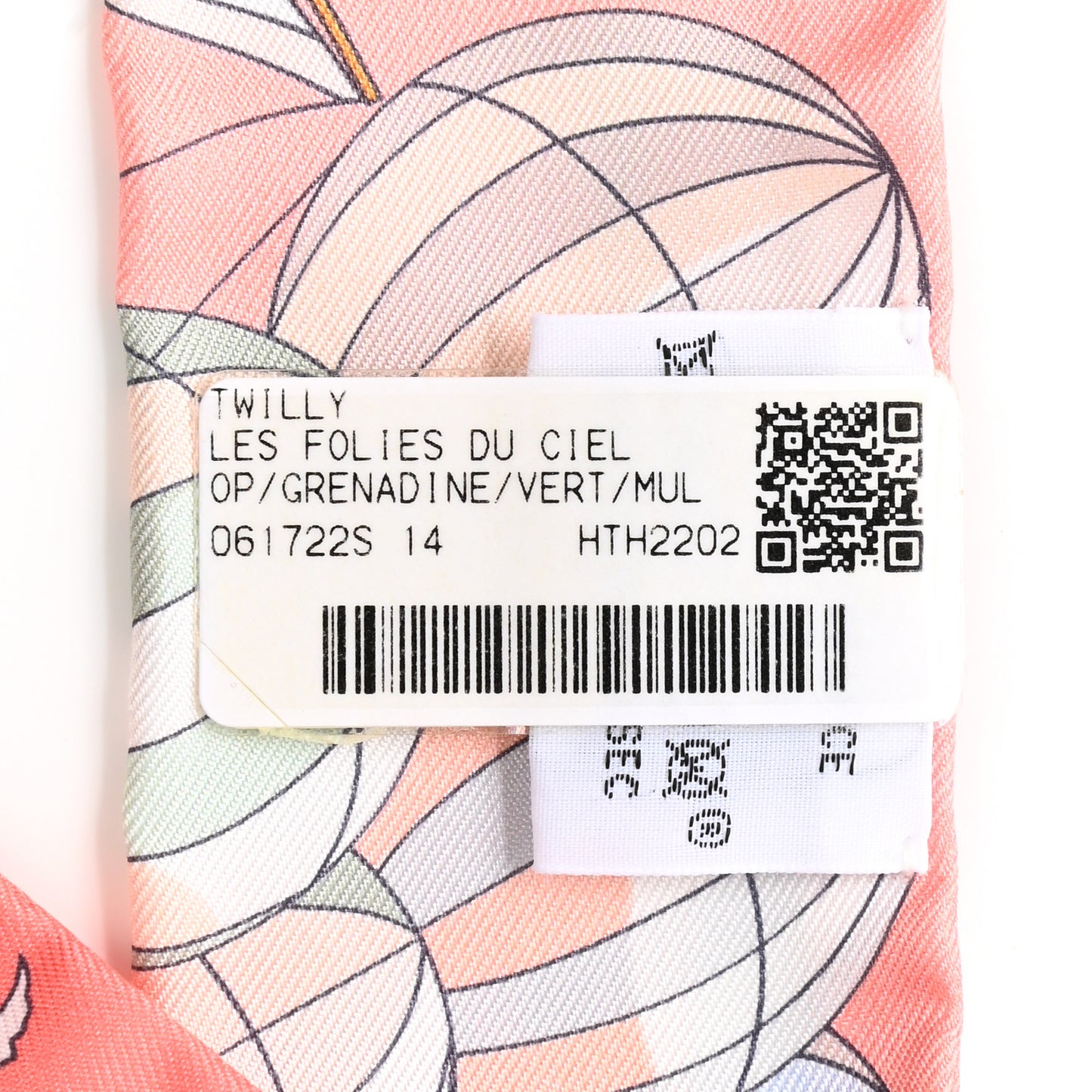 Silk Les Folies Du Ciel Twilly Grenadine Vert Multicolor