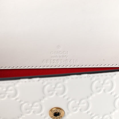 Gucci Guccissima Mini Cherry Chain Bag White 6 of 7
