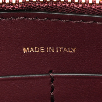 Burberry Calfskin Logo Hazelmere Wallet With Detachable Strap Mahogany Red 7 of 10