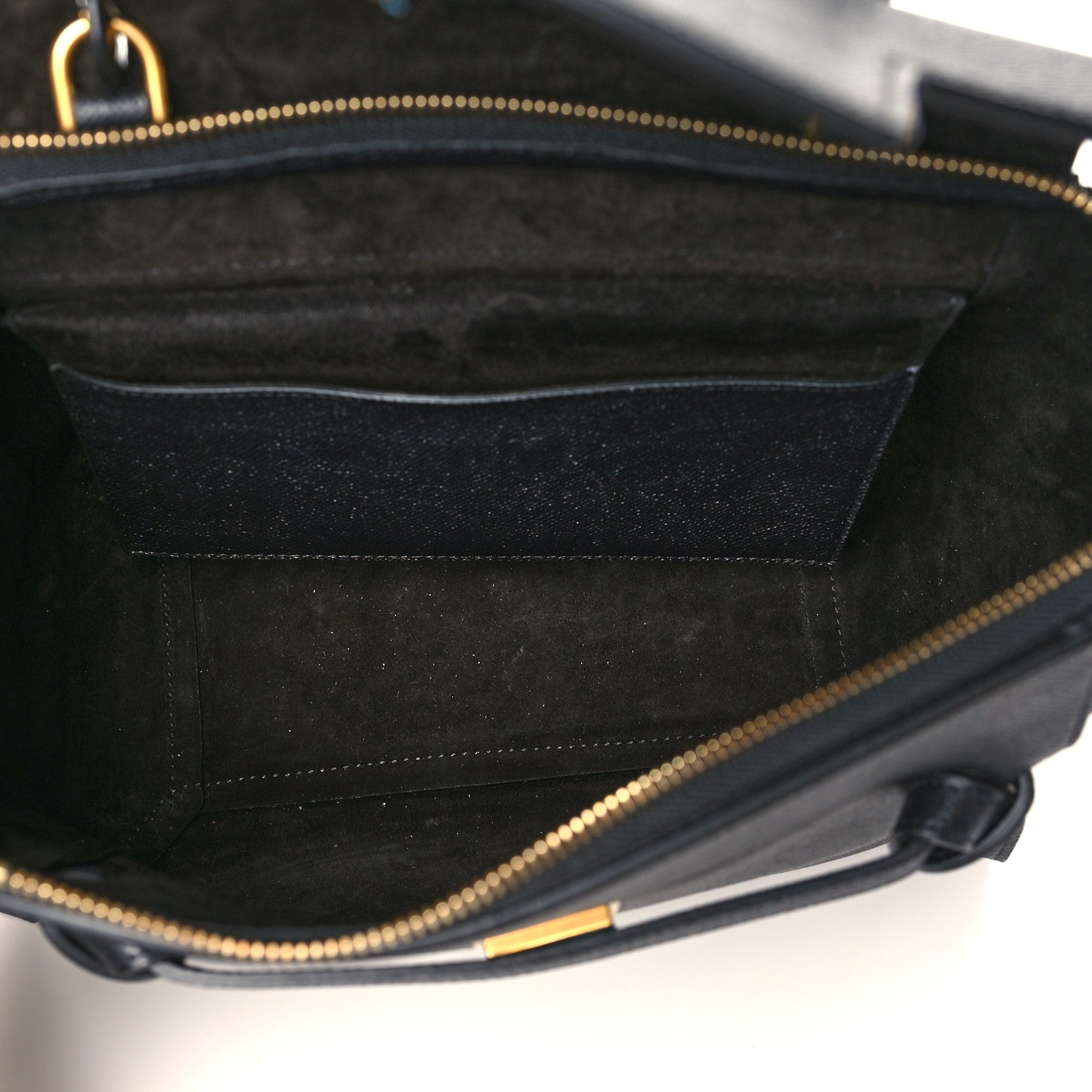 Celine Grained Calfskin Micro Belt Bag Black 5 of 9