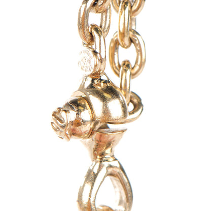 Chanel Enamel CC Quilted Flap Keychain Black 3 of 6