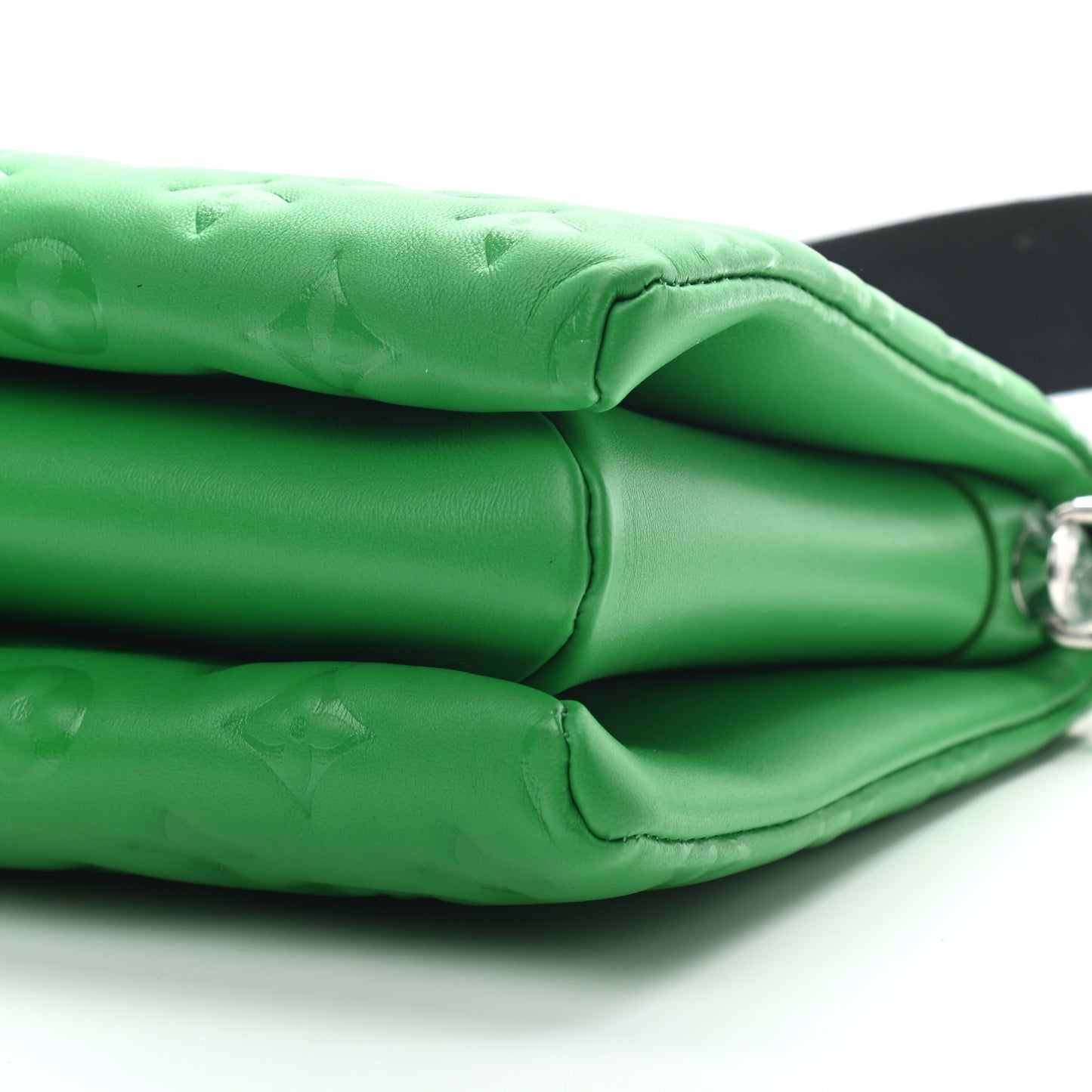 Lambskin Embossed Monogram Coussin PM LV Motion Green