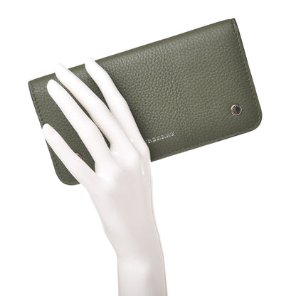 Burberry Calfskin Phone Wallet Sage Green 2 of 10