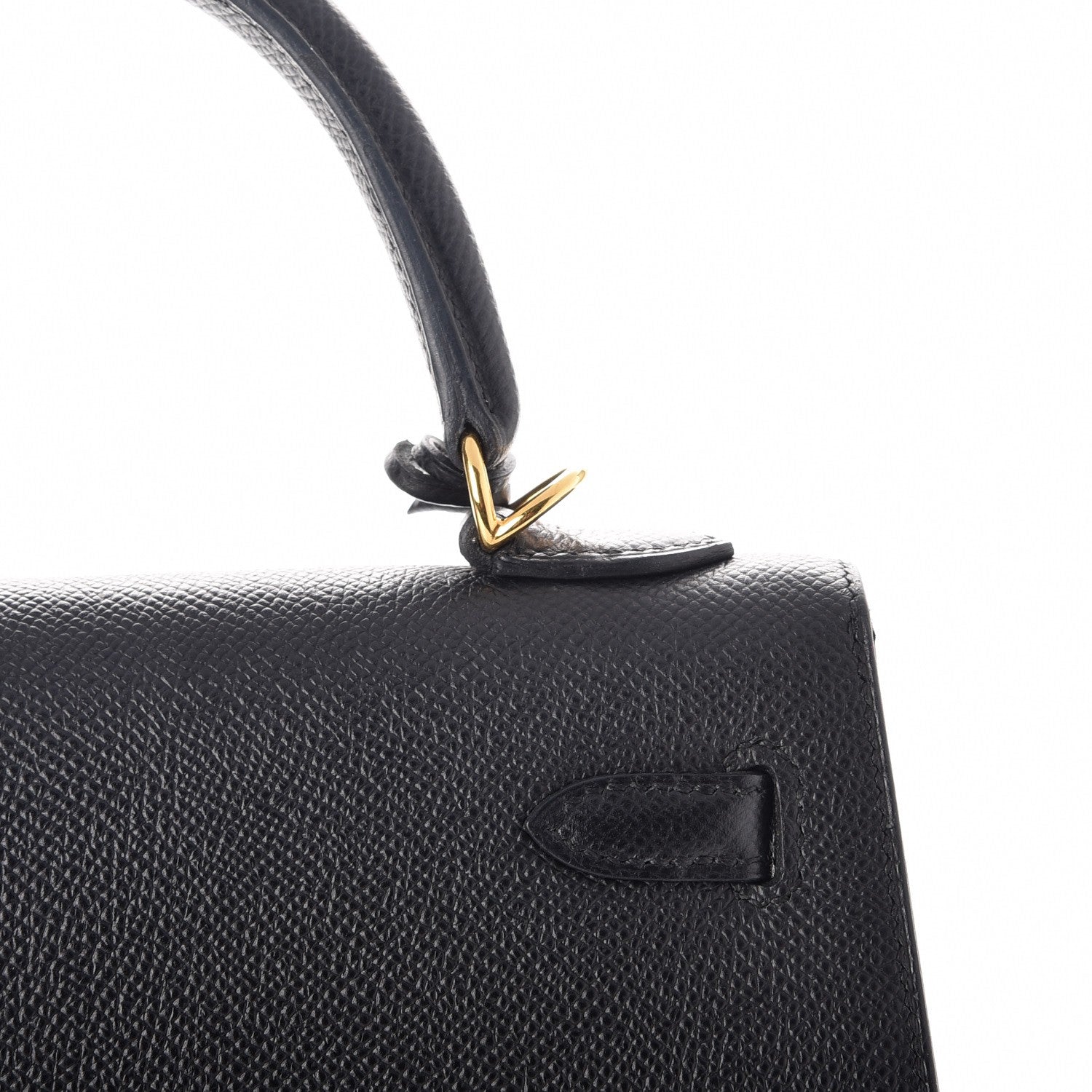 Hermes Epsom Kelly Sellier 25 Black 12 of 41