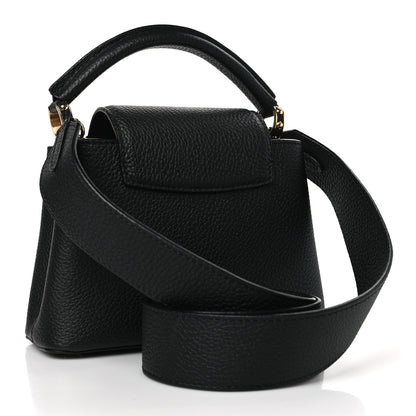Louis Vuitton Taurillon Mini Capucines Black 3 of 8
