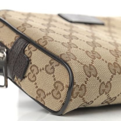 Gucci Monogram Belt Bag Dark Brown 8 of 10