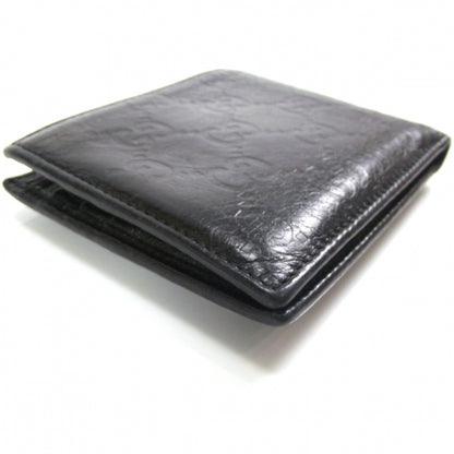 Gucci Guccissima Crest Bi-Fold Wallet Black 5 of 9