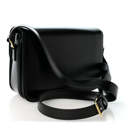 Celine Shiny Calfskin Medium Triomphe Black 2 of 9
