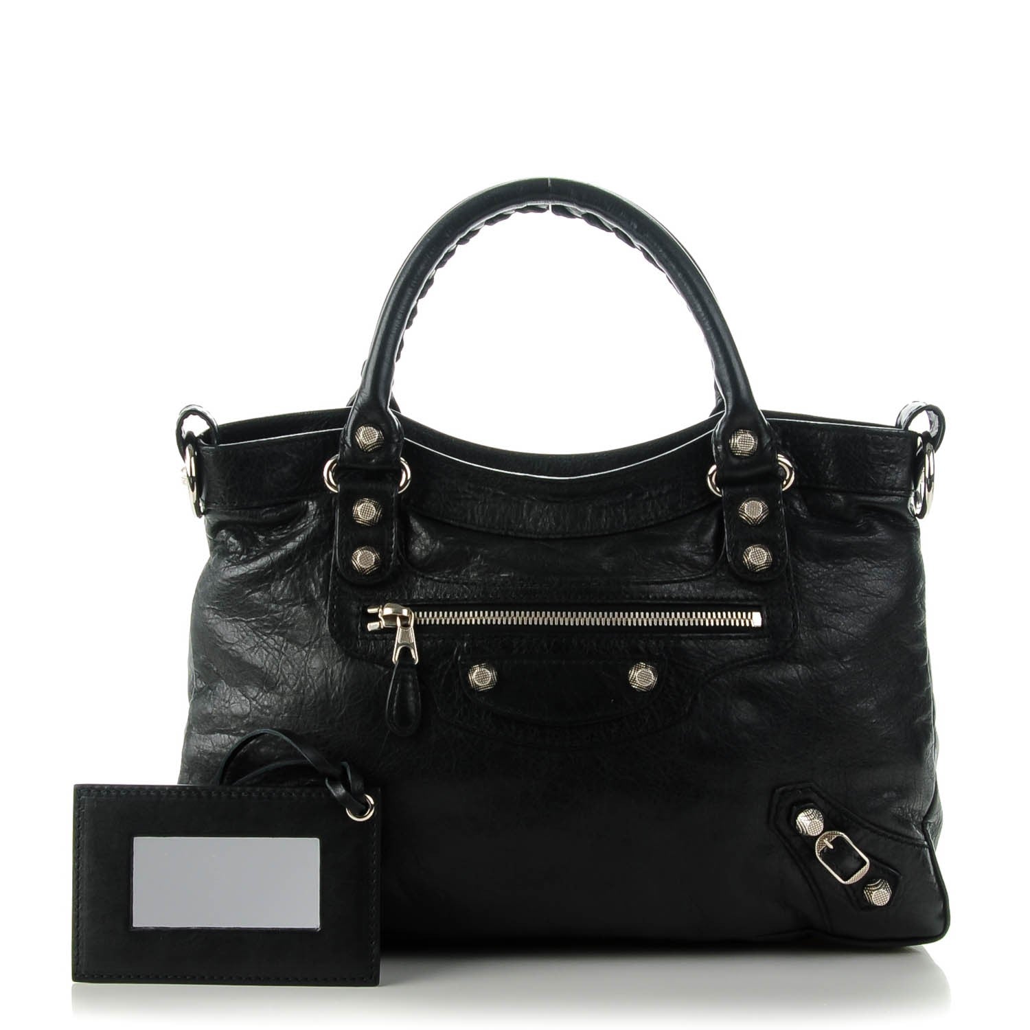 Balenciaga Agneau Giant 12 Silver Hardware Town Black 1 of 7