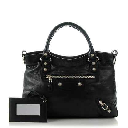 Balenciaga Agneau Giant 12 Silver Hardware Town Black 1 of 7