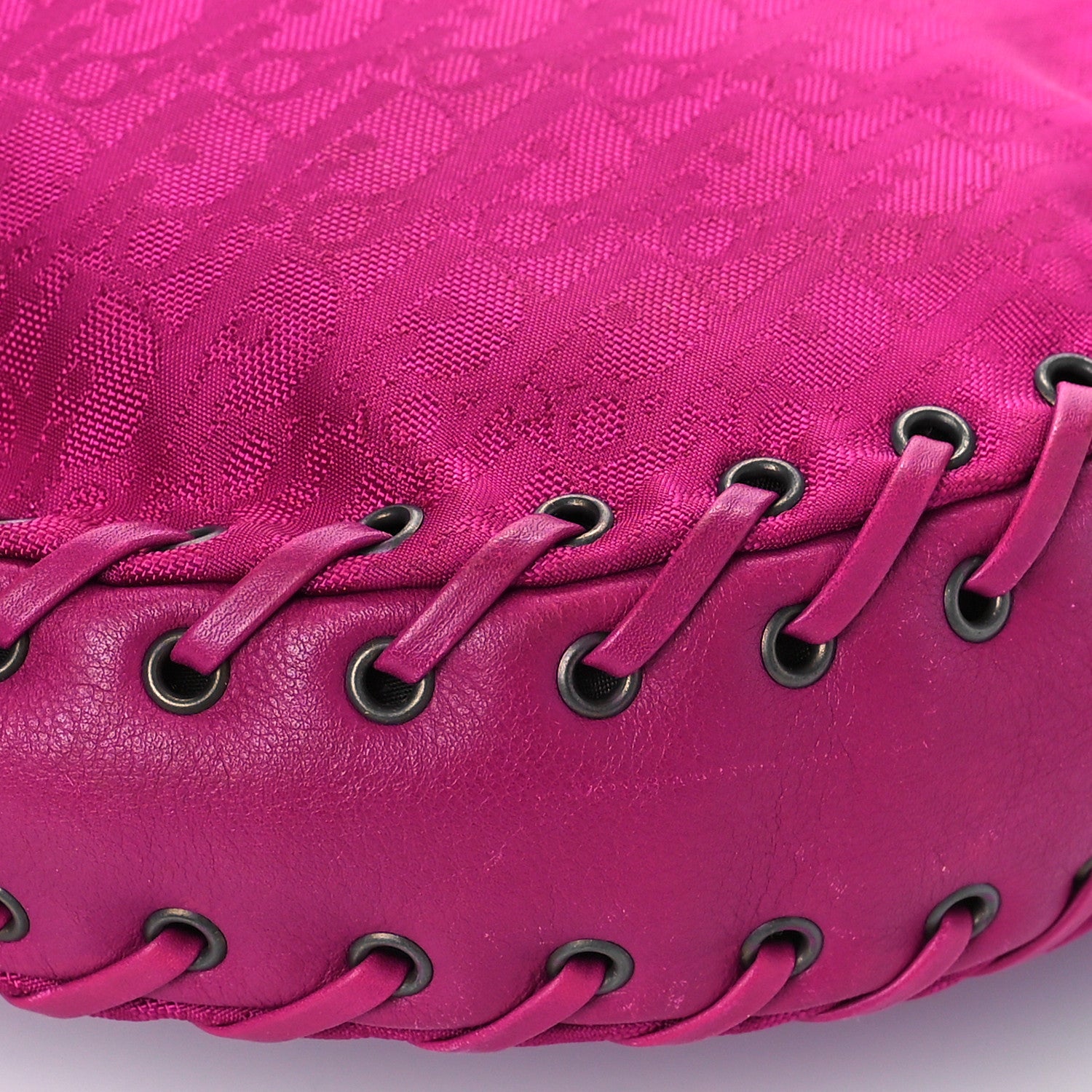 Christian Dior Monogram Ethnic Hobo Pink 9 of 11