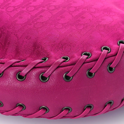 Christian Dior Monogram Ethnic Hobo Pink 9 of 11