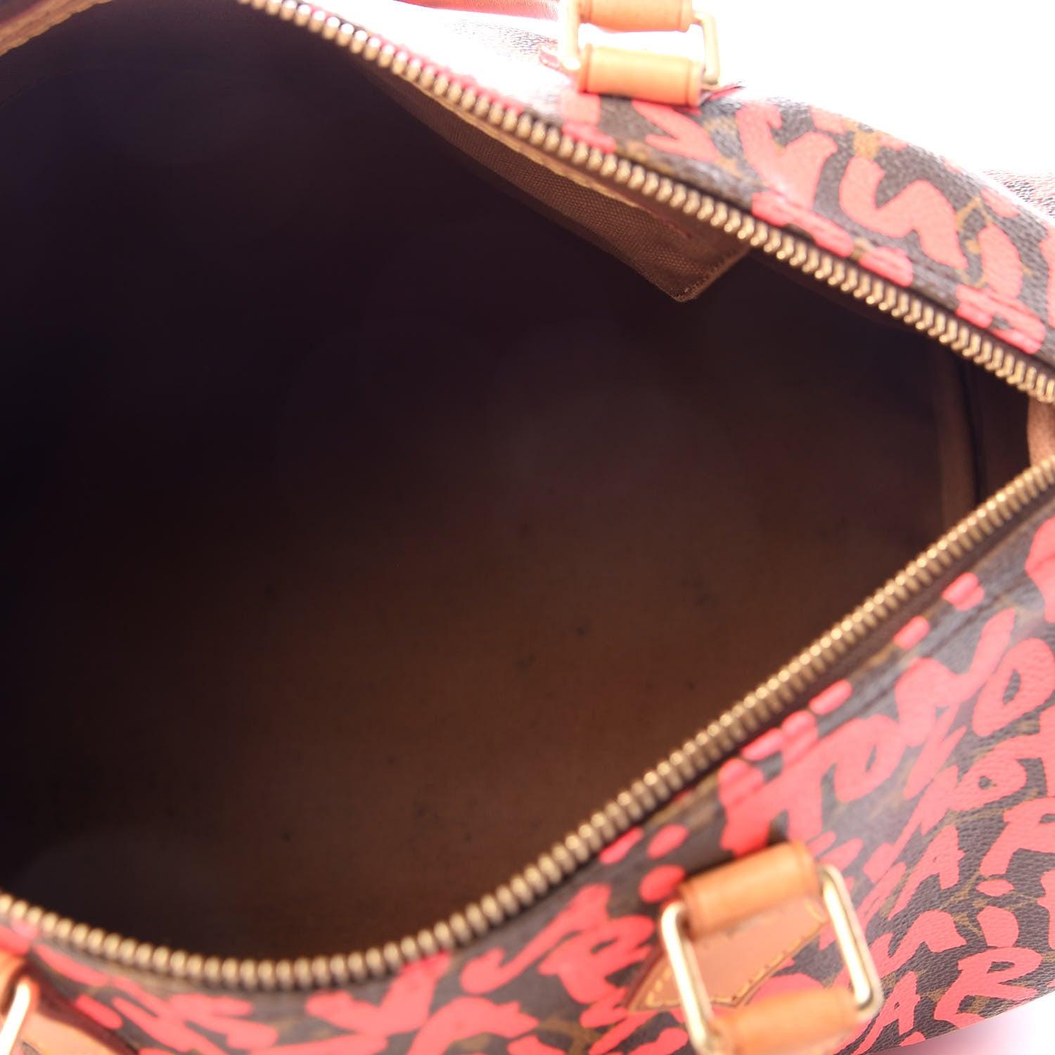 Louis Vuitton Monogram Graffiti Speedy 30 Fuchsia 5 of 9